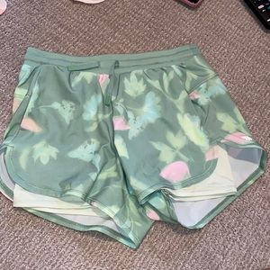 All In motion girls shorts with biker shorts underneath